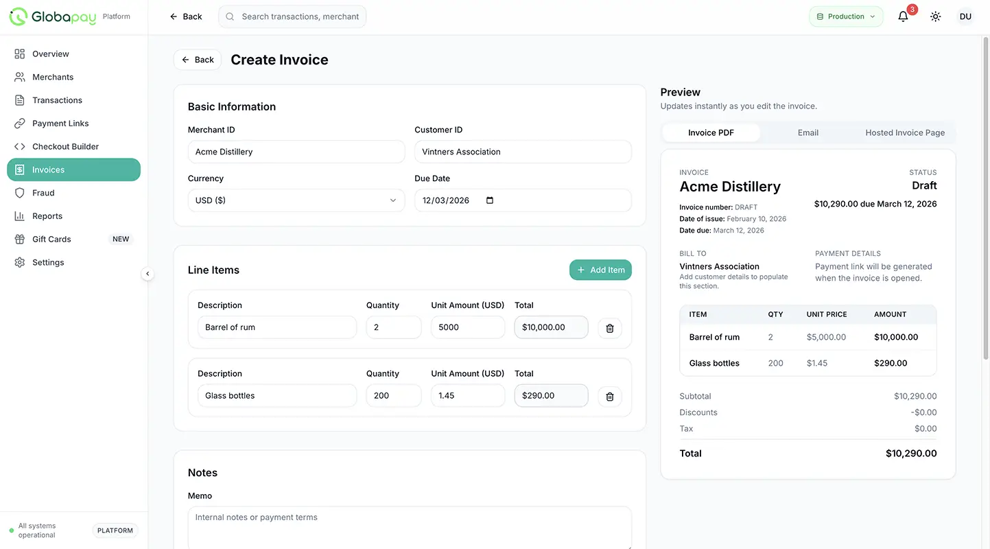 E-Invoicing Platform